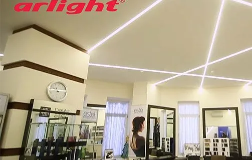 Организация света в парикмахерской